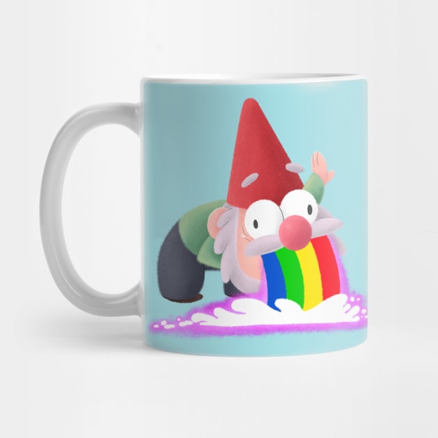 Gnome with RAINBOW by Timanima